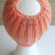 Adult Teen Messy Bun Hat in Coral Adult Teen Messy Bun Hat in Coral