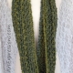 Crocheted Pesto Green Bulky Infinity Scarf