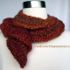 Creative Art Expressions Hand Crocheted Autumn Wavy Scarf