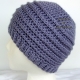 Lavender Purple Messy Bun Hat Beanie, Pony Tail Hat Lavender Purple Messy Bun Hat Beanie, Pony Tail Hat