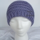 Lavender Purple Messy Bun Hat Beanie, Pony Tail Hat Lavender Purple Messy Bun Hat Beanie, Pony Tail Hat