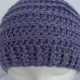 Lavender Purple Messy Bun Hat Beanie, Pony Tail Hat