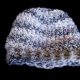 Black & White Chunky Slouchy Hat