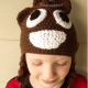 Child Poop Emoji Crocheted Hat without Ear flaps