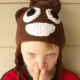 Poop Emoji Brown Hat Crocheted Child Size