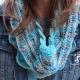 Sea Breeze Infinity Scarf in Frozen Sea