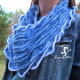 Sea Breeze Infinity Scarf in Sapphire Sea