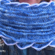 Sea Breeze Infinity Scarf in Sapphire Sea