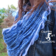 Sea Breeze Infinity Scarf in Sapphire Sea