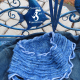 Sea Breeze Infinity Scarf in Sapphire Sea