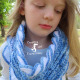Sea Breeze Infinity Scarf in Sapphire Sea Youth 6-10 yrs