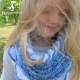 Sea Breeze Infinity Scarf in Sapphire Sea Youth 6-10 yrs