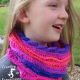 Sea Breeze Child 2-5 Infinity Scarf in Flamenco Stripes