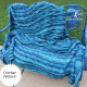 Sea Breeze King Size Blanket in Blue-tiful