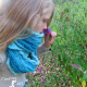 Sea Breeze Long Infinity Scarf in Scuba Child 2-5