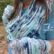 Sea Breeze Infinity Scarf & Fingerless Glove Set in Cypress Landing Adult Teen