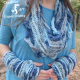 Sea Breeze Infinity Scarf & Glove Set in Float Along Adult Teen Sea Breeze Infinity Scarf & Glove Set in Float Along Adult Teen