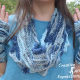 Sea Breeze Infinity Scarf & Glove Set in Float Along Adult Teen
