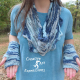 Sea Breeze Infinity Scarf & Glove Set in Float Along Adult Teen