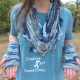 Sea Breeze Infinity Scarf & Glove Set in Float Along Adult Teen