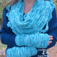 Sea Breeze Infinity Scarf & Fingerless Glove Set in Topaz Sea Adult Teen Sea Breeze Infinity Scarf & Fingerless Glove Set in Topaz Sea Adult Teen