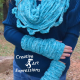 Sea Breeze Infinity Scarf & Fingerless Glove Set in Topaz Sea Adult Teen Sea Breeze Infinity Scarf & Fingerless Glove Set in Topaz Sea Adult Teen
