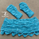 Sea Breeze Infinity Scarf & Fingerless Glove Set in Topaz Sea Adult Teen Sea Breeze Infinity Scarf & Fingerless Glove Set in Topaz Sea Adult Teen
