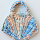 Pink & Blue Small Seashell Purse