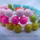 Creative Art Expressions Handmade Neon Multi Colored Bracelet