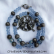 Creative Art Expressions Handmade Blue Bird Necklace