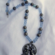 Creative Art Expressions Handmade Blue Bird Necklace