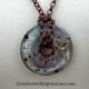Creative Art Expressions Handmade Antique Copper Circle Necklace