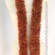 Creative Art Expressions Hand Knitted Autumn Sassy Ruffle Scarf Creative Art Expressions Hand Knitted Autumn Sassy Ruffle Scarf