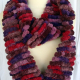 Creative Art Expressions Hand Knitted Pom Pom Scarf