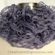 Creative Art Expressions Hand Knitted Periwinkle Ruffle Scarf