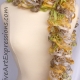 Creative Art Expressions Hand Knitted April Showers Ruffle Scarf
