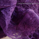 Creative Art Expressions Hand Knit Purple Lace Ruffle Scarf