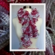 Knitted Candy Cane Ruffle Scarf