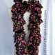 Knitted Moulin Rouge Fabric Lined Ruffle Scarf