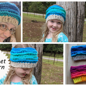 Sea Breeze Ear Warmer Crochet Pattern