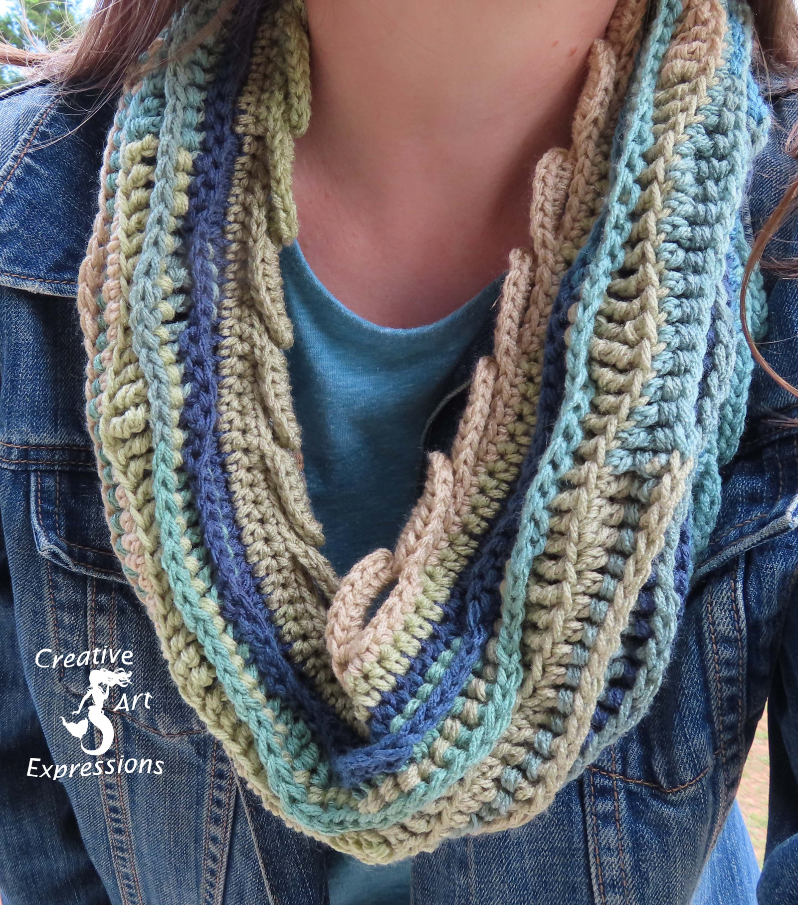Avery Infinity Scarf - Free Crochet Pattern – Peach&Paige