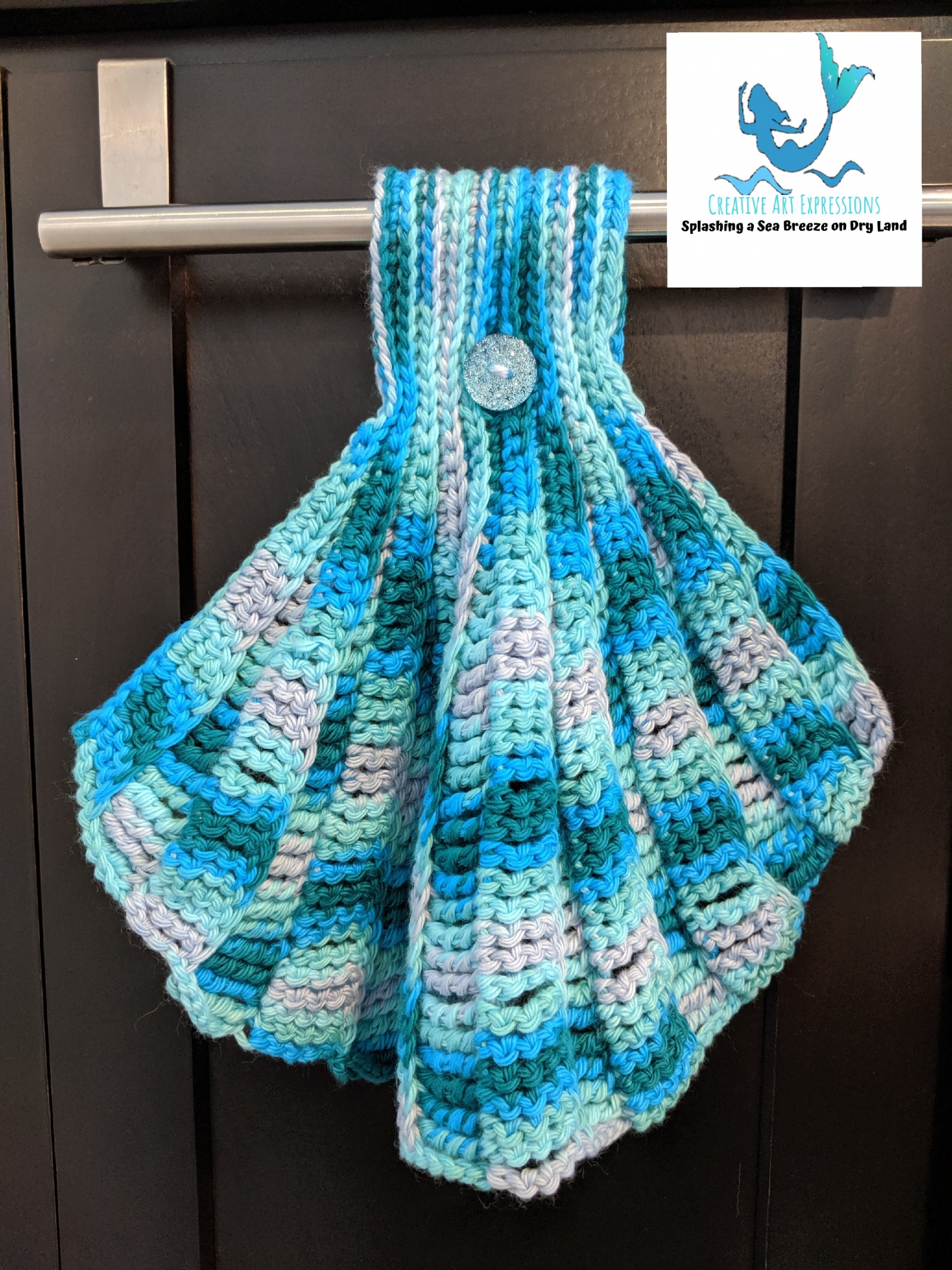 The Trevi Hand Towel: A Free Crochet Pattern - Amelia Makes
