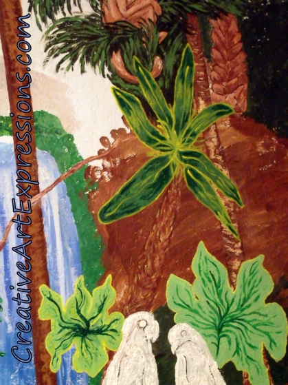 Top of tree painted Top of tree painted