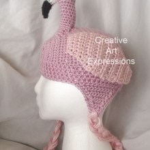 Pink Flamingo Hat Child 5-7 dscf2929c.jpg