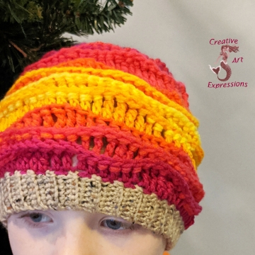 Crocheted Sunset Sea, Sea Breeze Hat, Youth Size 6-10 years, Sea Breeze Collection, Mermaid Fashion, Unique Gifts, Handmade winter hat, Handmade Winter Hat, Mermaid at Heart, Ocean Crochet, Coastal Crochet, Crochet with Meaning Crocheted Sunset Sea, Sea Breeze Hat, Youth Size 6-10 years, Sea Breeze Collection, Mermaid Fashion, Unique Gifts, Handmade winter hat, Handmade Winter Hat, Mermaid at Heart, Ocean Crochet, Coastal Crochet, Crochet with Meaning