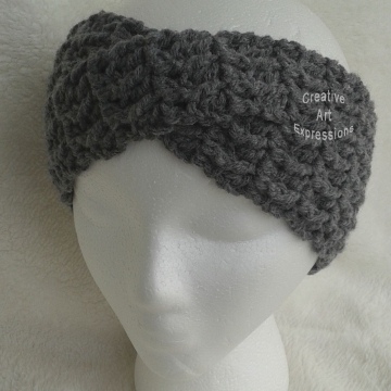 Gray Twisted Headband Gray Twisted Headband