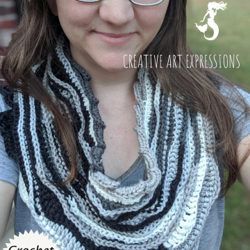 Sea Breeze Infinity Scarf Adult Teen Pattern Collection, PDF Downloadable Pattern, Video Tutorials, Crochet Pattern, Mermaid Crochet, Ocean Crochet, Scarf, 3 styles