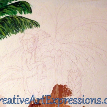 Mural in Progres  Mural in Progres