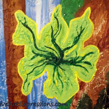 Large leaf added Large leaf added