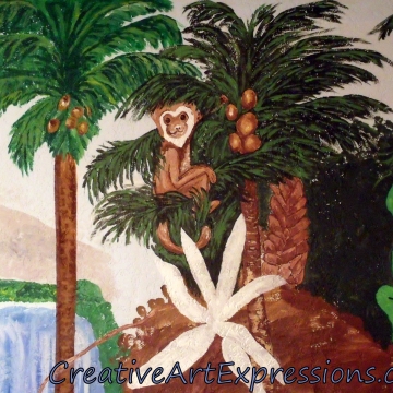 Top of tree added and coconuts Top of tree added and coconuts